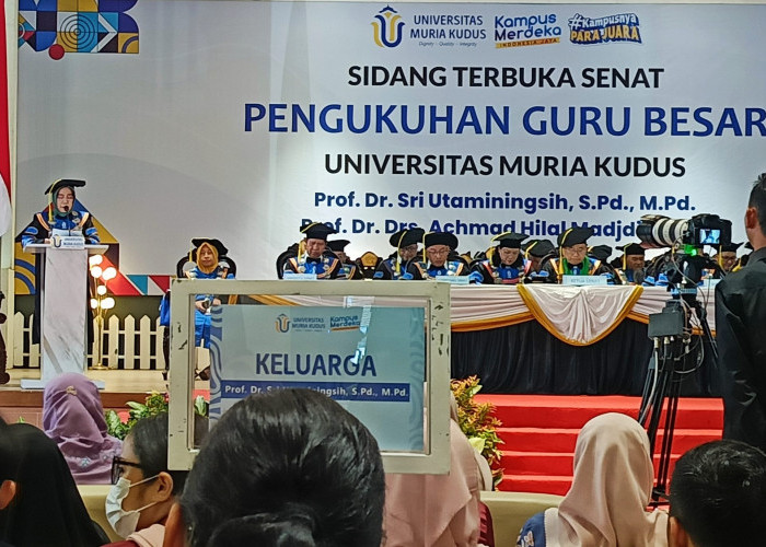 Kukuhkan Dua Guru Besar Sekaligus, UMK Bongkar Rahasia Strategi Pecah Telur