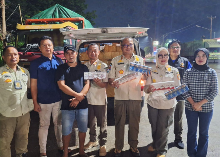 500 Ribu Batang Rokok Ilegal Berhasil Diamankan Satpol PP Kota Tegal 
