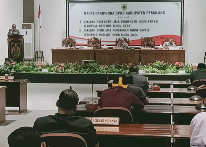 Rapat Paripurna Penyampaian Jawaban DPRD Kabupaten Pemalang dan Eksekutif 