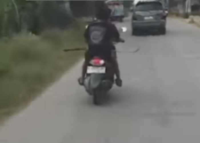 Viral Video Anak Berboncengan Pakai Sepeda Motor Sambil Bawa Corbek, Ini Hasil Penyelidikan Kepolisian