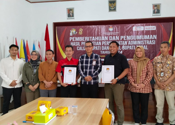 KPU Pastikan 2 Bapaslon Bupati dan Wabup Tegal MS