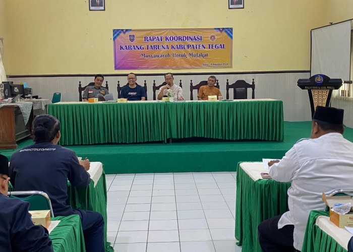 Dinas Sosial Kabupaten Tegal Adakan Rakor Penetapan Ketua Karang Taruna 