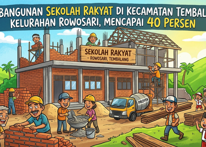Sekolah Rakyat Semarang di Rowosari Capai 40 Persen, Tahun Ajaran 2026 Siap Tampung 270 Siswa Berasrama