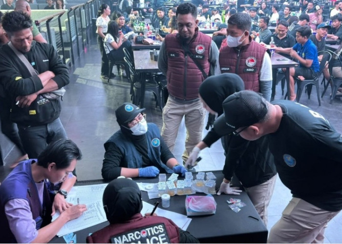 Sisir Tempat Hiburan Malam, BNN dan Polres Tegal Kota Gelar Tes Urine Mendadak