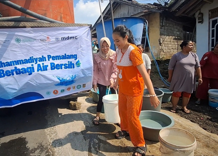 Kekeringan di Pemalang: Warga Pulosari Antre Bantuan Air Bersih MDMC Muhammadiyah