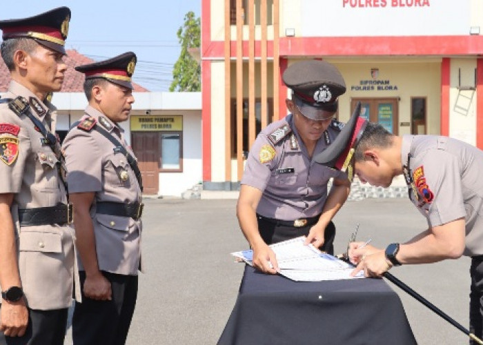 Sejumlah Jabatan Strategis Polres Blora Berganti, Siapa Saja Pejabat Barunya?