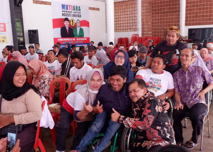 Kaum Disabilitas Titip Aspirasi Kartu Sakti Calon Bupati Ngesti Nugraha   