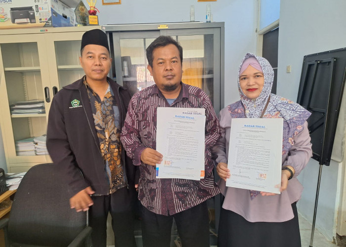 Perkuat Digitalisasi, SMK Harber Gandeng Radar Tegal