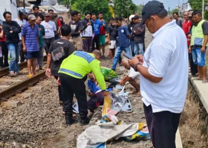 Terobos Palang Pintu, Warga Weleri Kendal Tewas Tertemper KA Harina