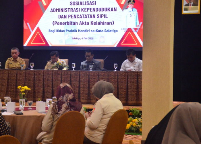 Percepat Layanan Adminduk, Dukcapil Salatiga Gandeng 50 Bidan Mandiri di Salatiga