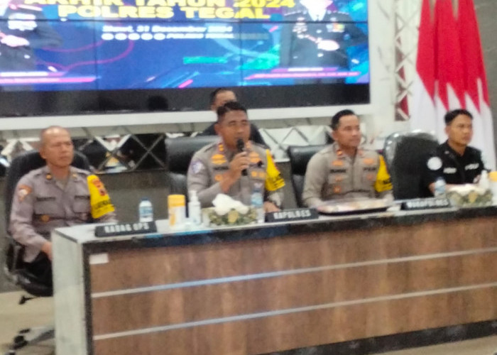 Angka Curanmor hingga Narkoba di Polres Tegal Alami  Lonjakan 