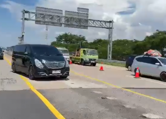 Antisipasi Lonjakan Arus Balik H-7 Lebaran 2026, Hari Ini Contraflow KM 390–KM 385 Arah Jakarta Diberlakukan