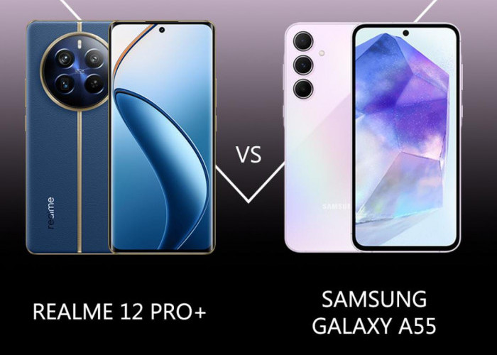 Realme 12 Pro+ vs Samsung Galaxy A55, Rahasia Tersembunyi di Balik Layar yang Super Jernih