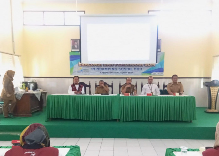 Dinas Sosial Kabupaten Tegal Evaluasi Pembinaan SDM Pendamping Sosial PKH 