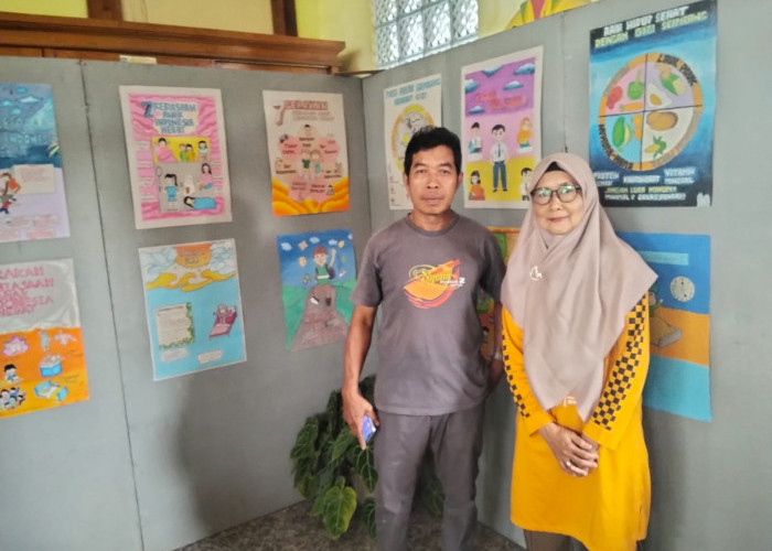 Gelar Karya Poster Warnai P5  SMP Negeri 2 Adiwerna Kabupaten Tegal 