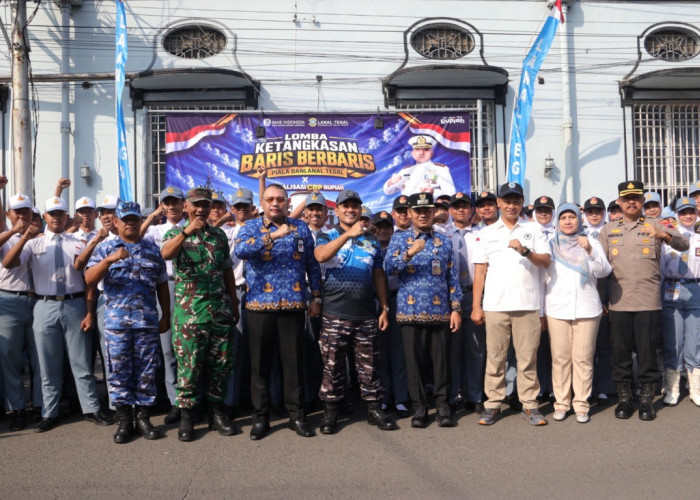 Lomba Ketangkasan Baris Berbaris Lanal Tegal Bentuk Karakter Disiplin dan Jiwa Kepemimpinan Pelajar