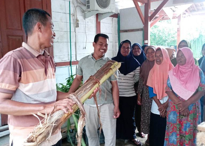 Pensiunan Pejabat Pemkab Blora Ini Beri Pelatihan Pembuatan Pupuk Organik Gratis ke Petani