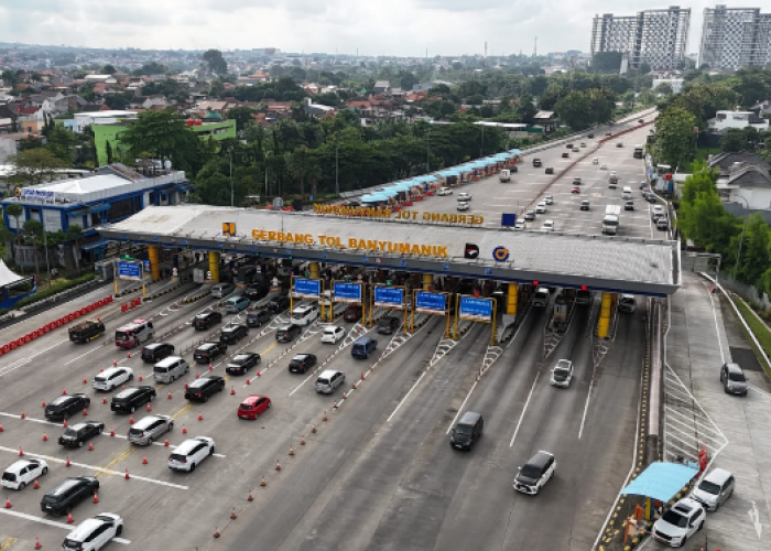 Jelang Puncak Arus Mudik Lebaran 2026, 73.023 Kendaraan Melintas Gerbang Tol Banyumanik
