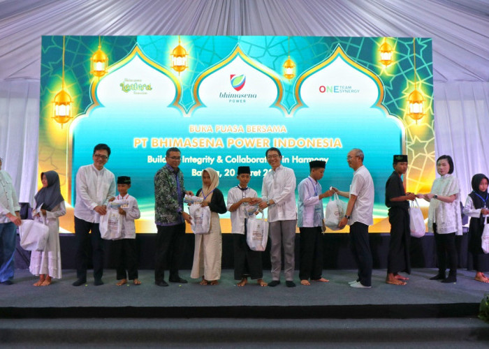 Bhimasena Lentera Ramadan, PLTU Batang Buka Puasa Bersama 200 Anak Yatim