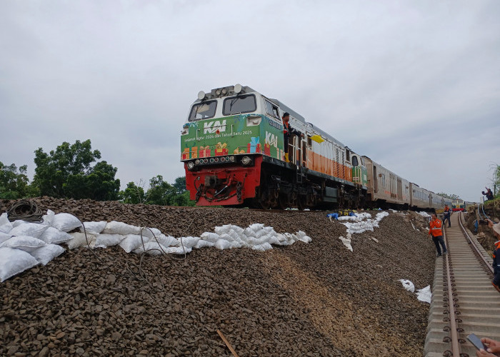 Perbaikan Selesai, Jalur antara Stasiun Gubug-Karangjati Kabupaten Grobogan Sudah Bisa Dilalui Kereta Api