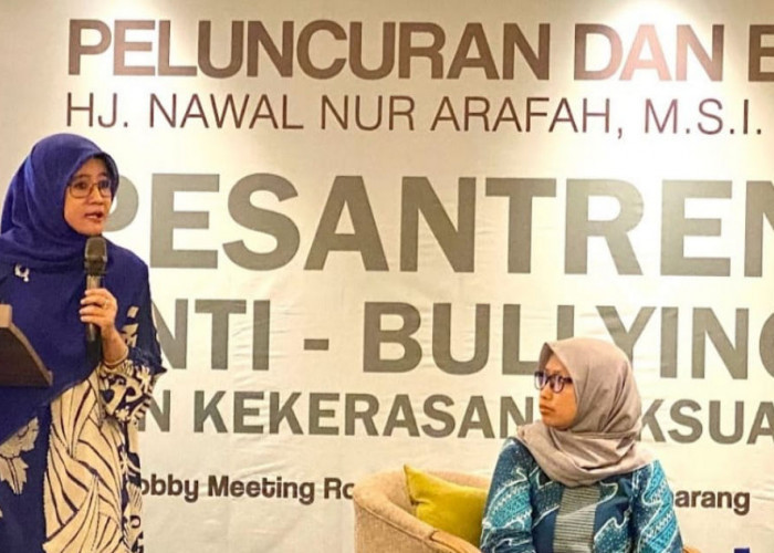 Istri Wagub Jateng Terpilih, Ning Nawal,  Luncurkan Buku Pesantren Anti Bullying dan Kekerasan Seksual 