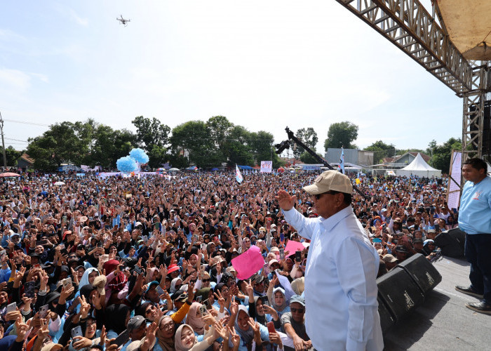 Di Hadapan Ribuan Warga Majalengka, Prabowo Janji akan Lanjutkan Program Jokowi