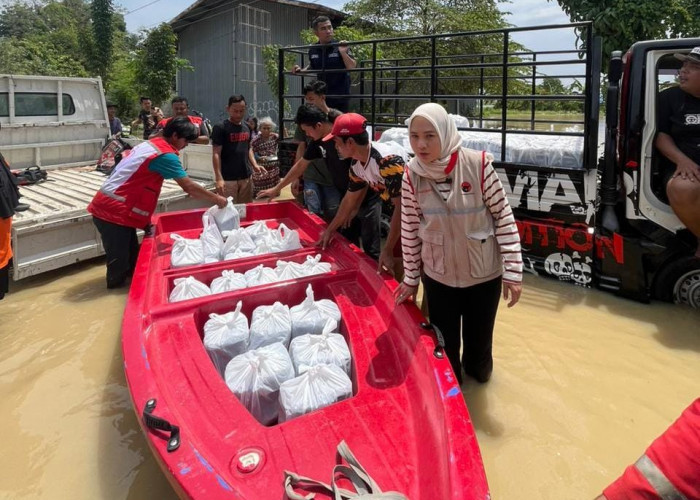 Sungai Cacaban Meluap, Ratusan Rumah di Sidaharja Tegal Terendam Banjir 1,2 Meter