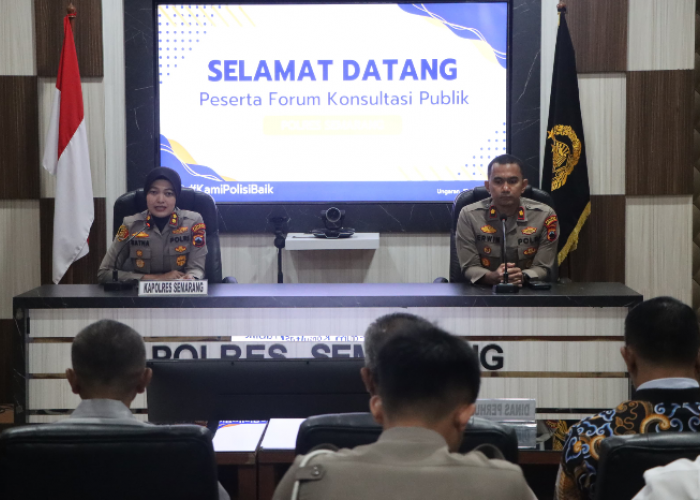 Penuhi Standar Pelayanan Publik, Polres Semarang Gelar Forum Konsultasi Publik