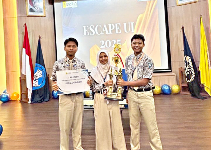 Keren! SMAN 1 Tegal Sabet Juara 1 Nasional di Universitas Indonesia