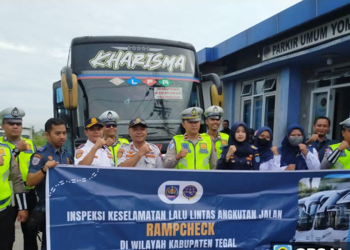 Dishub Kabupaten Tegal Rampcheck Angkutan Umum Jelang Libur Natal dan Tahun Baru