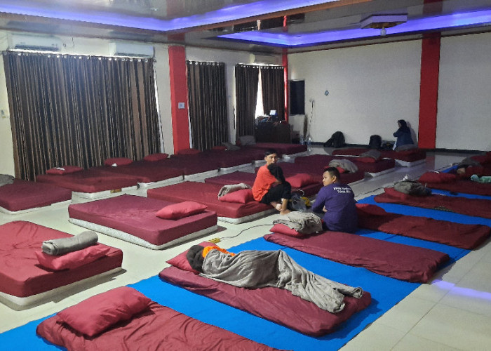 Pemudik Motor Wajib Tahu, Posko Gratis di Tugu Semarang Sediakan Tempat Tidur dan Makanan Gratis