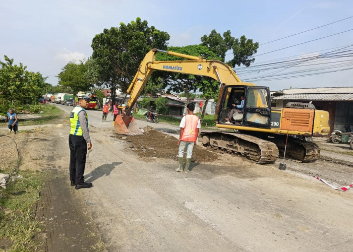Buka Tutup Jalan Wirosari karena Perbaikan, BPJ Wilayah Purwodadi Target  H-7 Lebaran Selesai