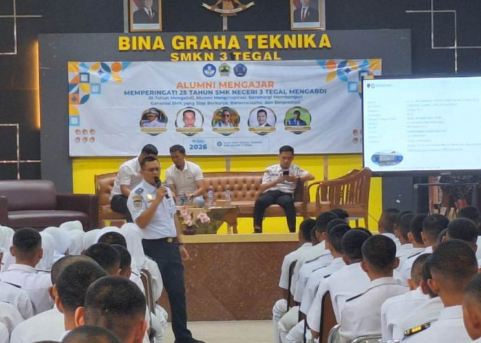 Alumni SMKN 3 Tegal Berbagi Inspirasi Karier di Momen 25 Tahun Pengabdian