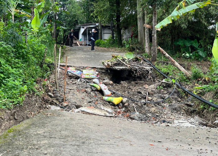 Tanah Bergerak Jangli Tembalang Meluas, BPBD Semarang Tambah 6 Tenda Pengungsian