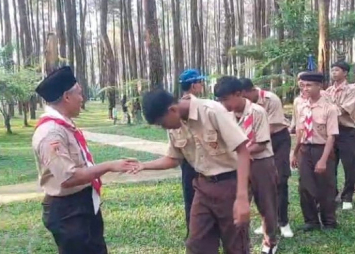 ‎850 Siswa SMK Nurul Islam Larangan Brebes Ikuti Perkemahan Penerimaan Tamu Ambalan ‎