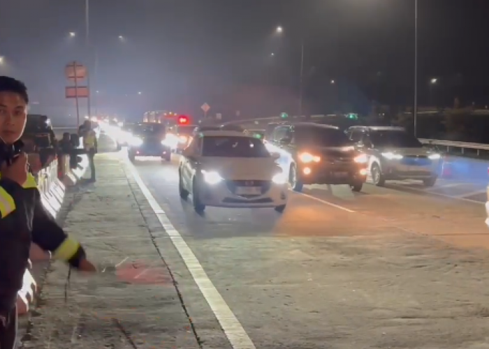 Peningkatan Kendaraan dari Arah Solo, Polres Semarang Terapkan One Way Lokal Mulai dari KM 459