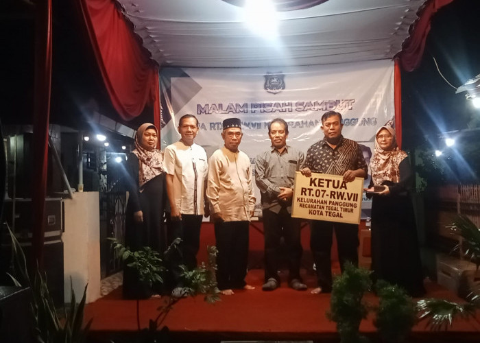 Pisah Sambut Ketua RT, Warga Panggung Tegal Galang Dana untuk Korban Bencana Aceh dan Sumatra