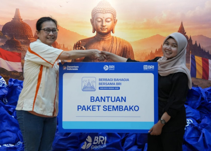 BRI Salurkan Bantuan 1.000 Paket Sembako bagi Umat Buddha di Hari Raya Waisak 2026