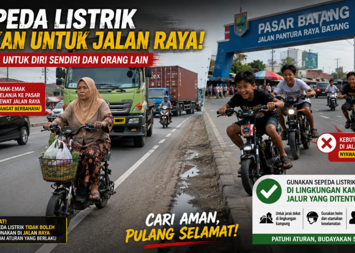 Sepeda Listrik Lagi Hits, Ini Pesan Kasatlantas Polresta Batang