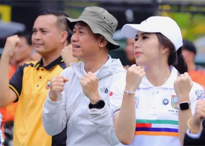 Gulirkan Olahraga Bersama, Ide Brilian Dandim Kudus Rekatkan Forkompinda