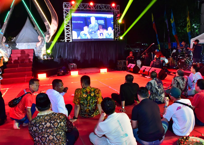 Nobar Piala Dunia 2026 di Kajen Diserbu Warga, Sukirman Sebut Bisa Dongkrak UMKM