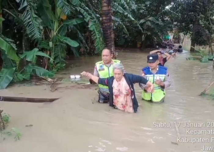 Banjir Sungai Comal Rendam Desa Klegen dan Kebojongan, Ini Kata Kapolres Pemalang 