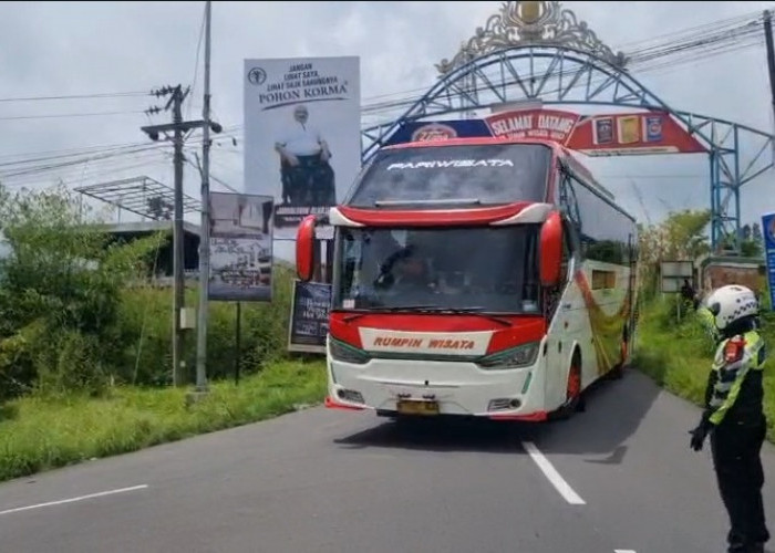Polres Tegal Alihkan Bus Besar Jalur Guci, Antisipasi Risiko  Jalur Clirit 