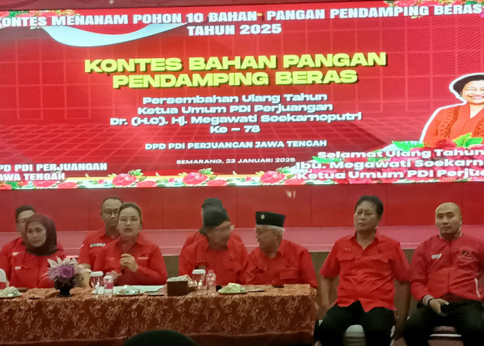 Sambut HUT Megawati, DPD PDIP Jateng Gelar Kontes Tanam Pohon Pendamping Beras