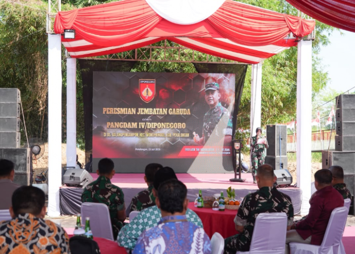 Jembatan Gantung Garuda Galangpengampon Pekalongan Resmi Beroperasi, Akses Warga Pekalongan Pulih Total