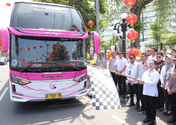 Mudik Lebaran 2026, 7 Bus Diberangkatkan Jemput Warga Ber-KTP Kota Semarang di Jakarta