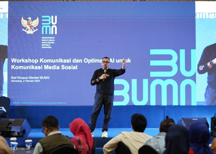 Kementerian BUMN Gelar Workshop AI dan Komunikasi, Siapkan Fungsi Komunikasi BUMN dari Pusat hingga Unit Terke