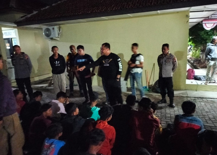 Lagi! 67 Remaja Digulung Polres Brebes, Ada Senjata Tajam Turut Diamankan 