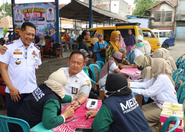 Jelang Harhubnas ke-55, 110 Pengemudi dan Juru Parkir di Purworejo Ikuti Cek Kesehatan Gratis