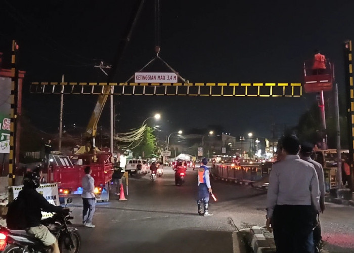 Portal Kedua Di Simpang Jrakah Dipasang, Dishub Kota Semarang Ungkap Pelanggaran Masih Nekat Terjadi